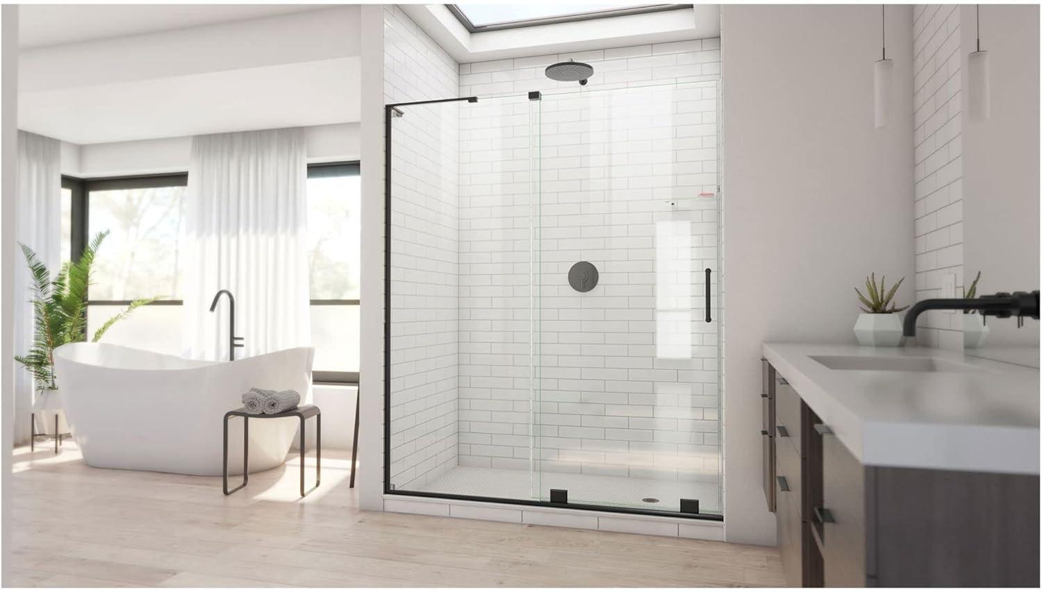 DreamLine Mirage-X 55 - 59 inch W x 71 inch H Frameless Sliding Shower Door