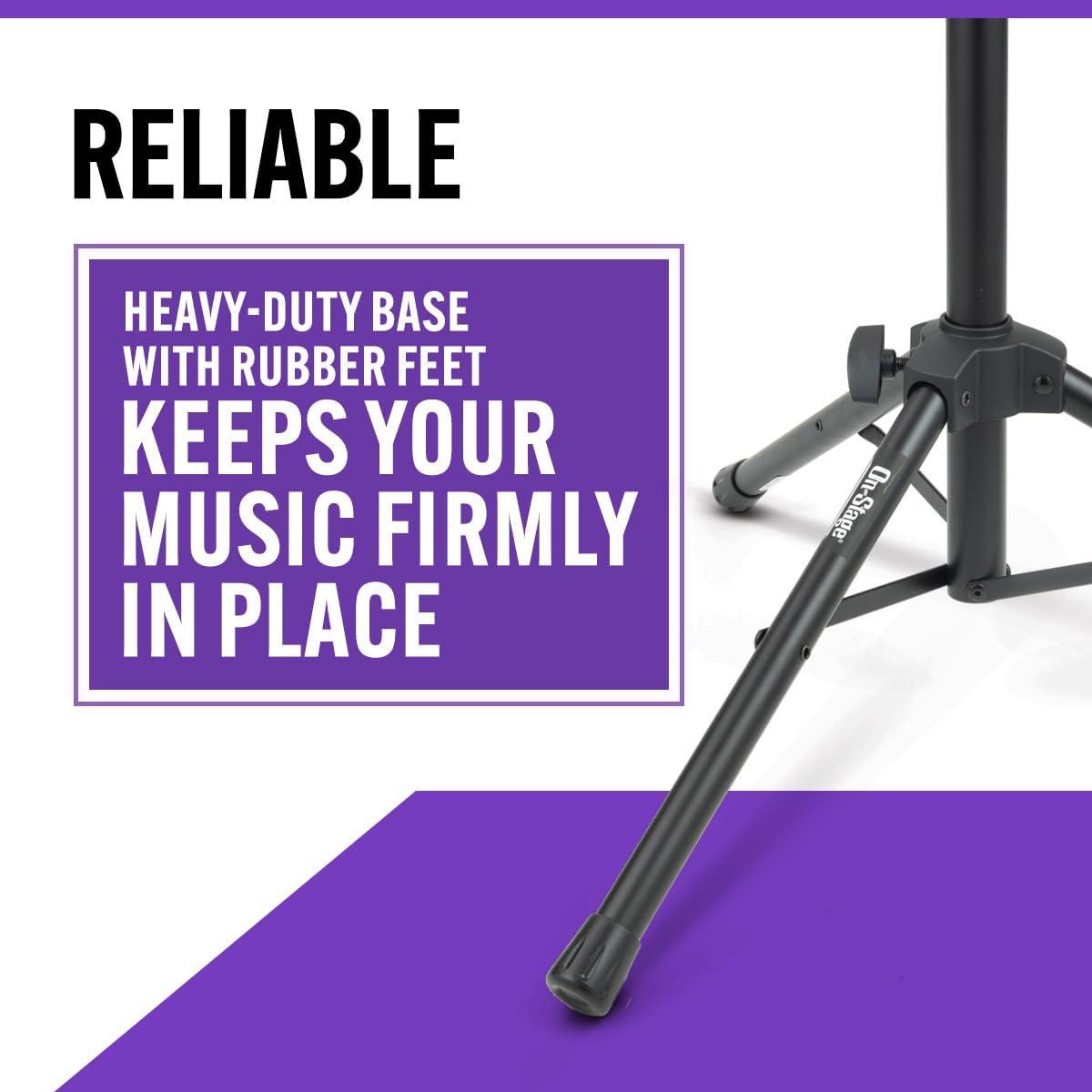 On-Stage SM7211B Pro Music Stand with Tripod Base