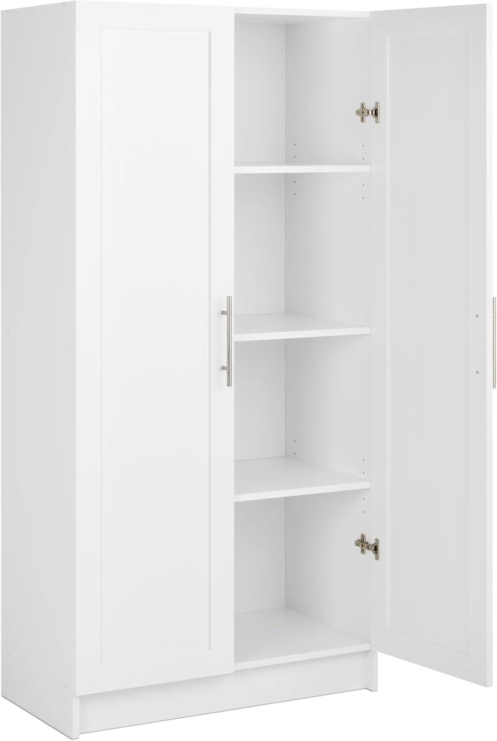 Prepac Elite 3 Shelf Accent Cabinet with Panel Doors