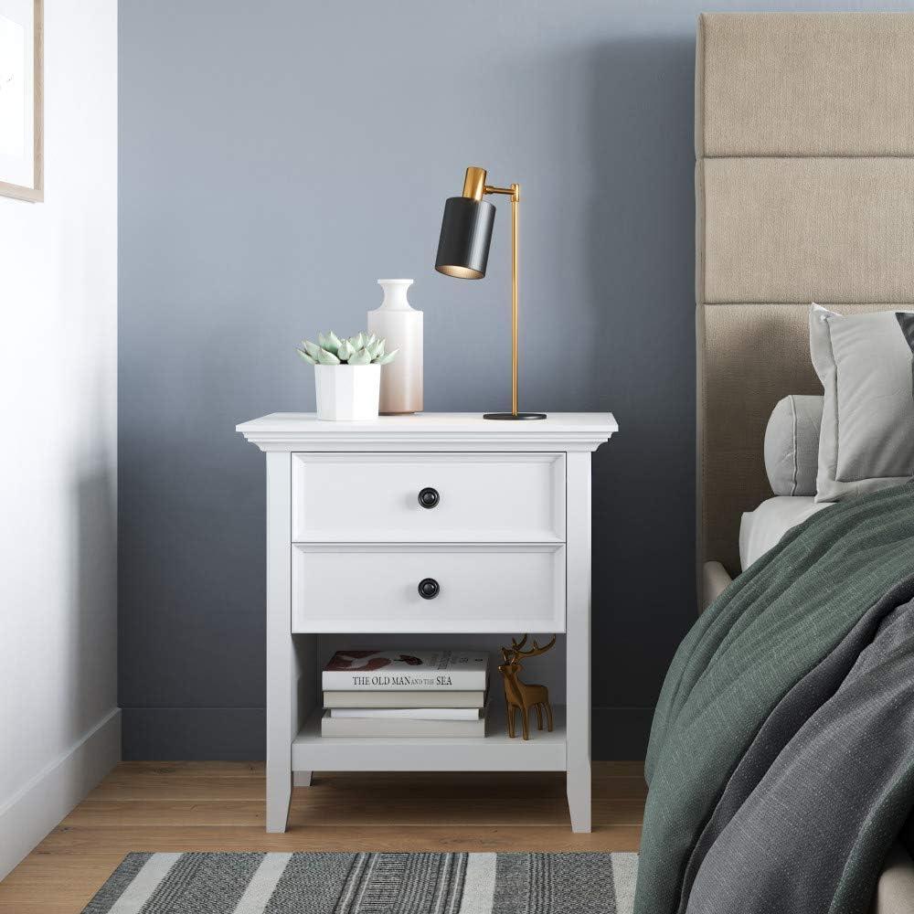 Simpli Home Amherst 24'' W Solid Wood Nightstand