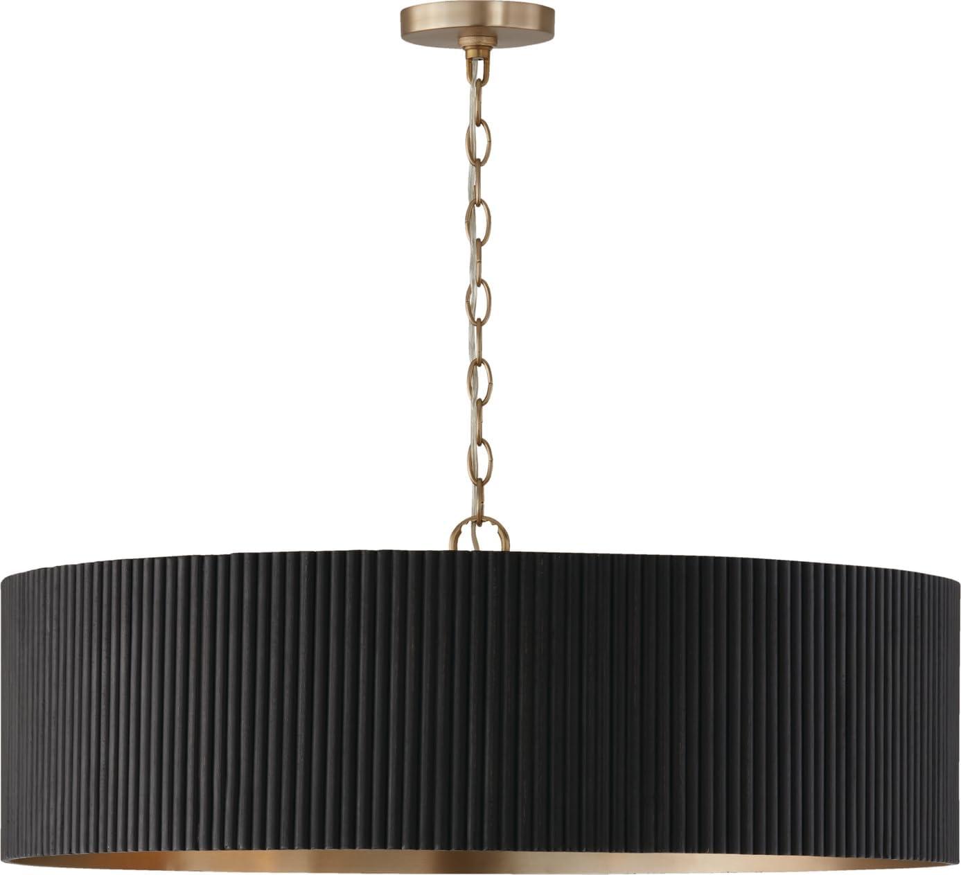 Donovan 4 - Light Dimmable Drum Chandelier