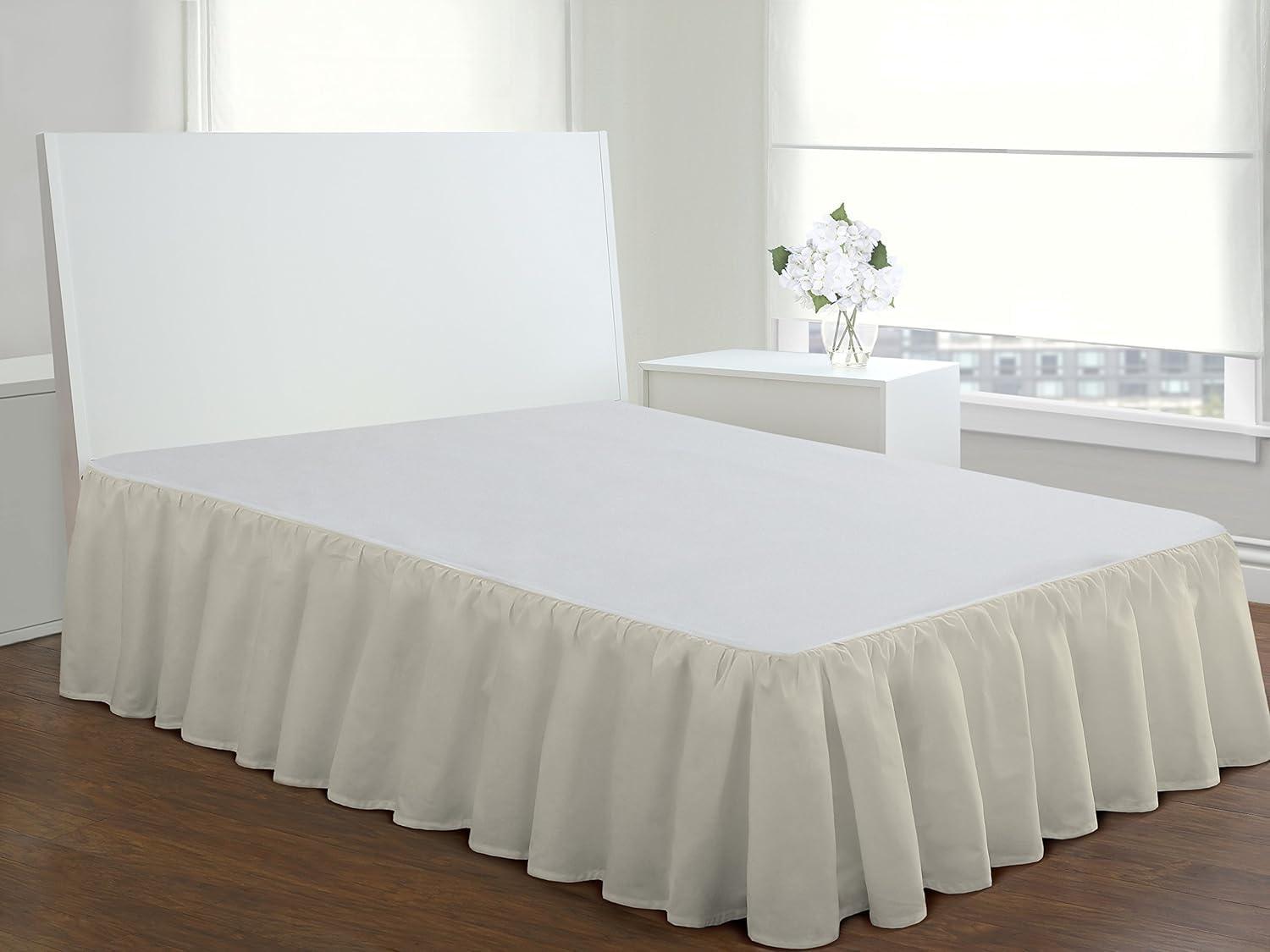 Ruffled Poplin Collection with Bed Skirts and Shams, sold separately