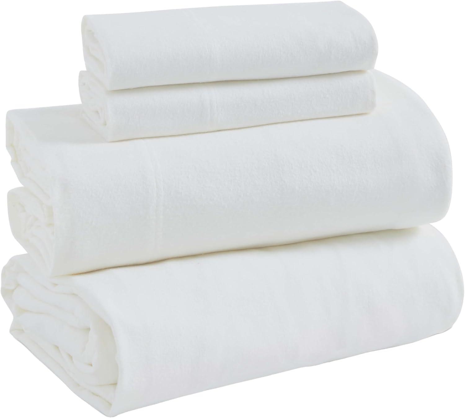 Superior Vintage Floral Paisley Flannel Cotton Bed Sheet Set