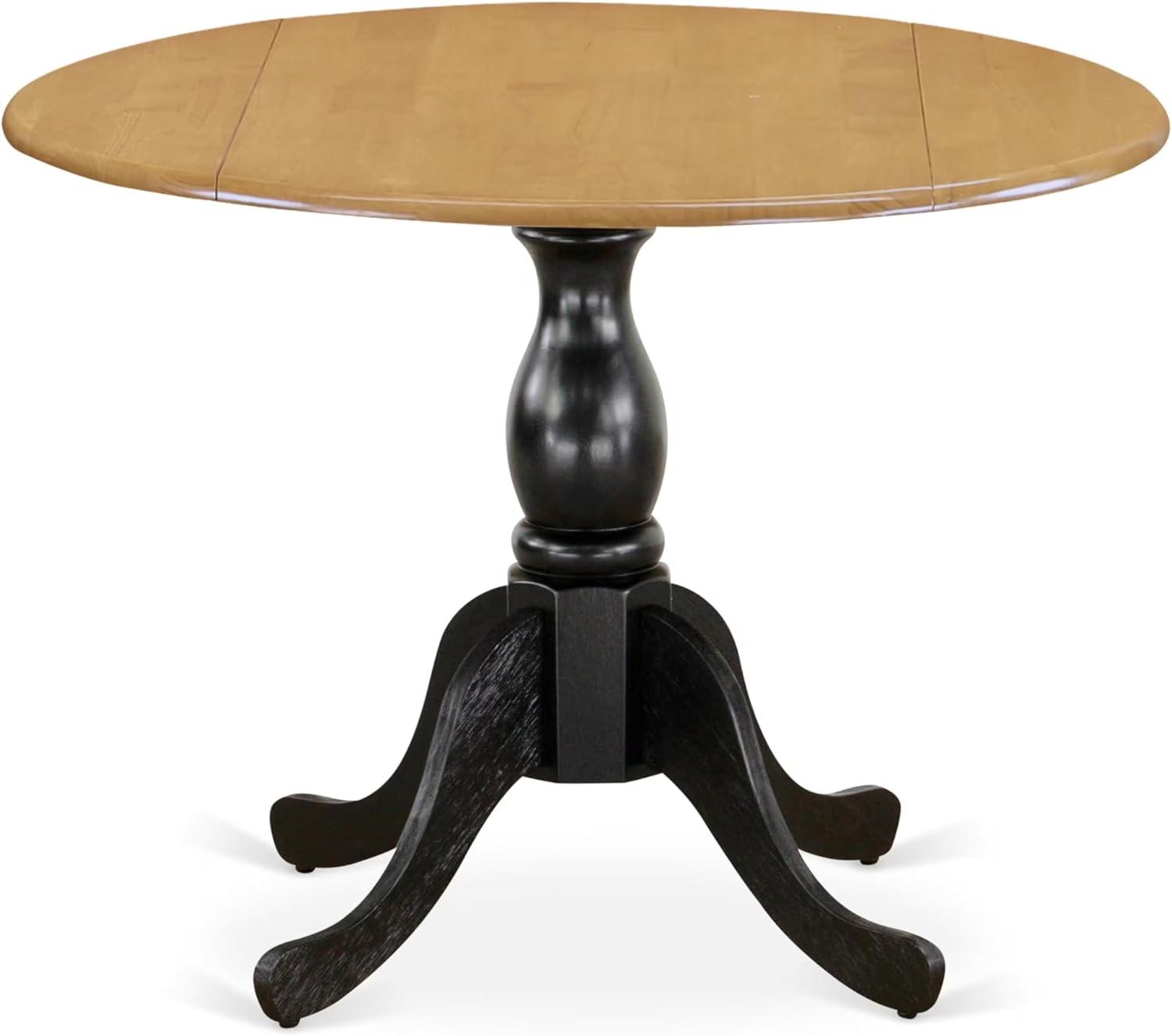 Dublin Extendable Round Solid Wood Dining Table