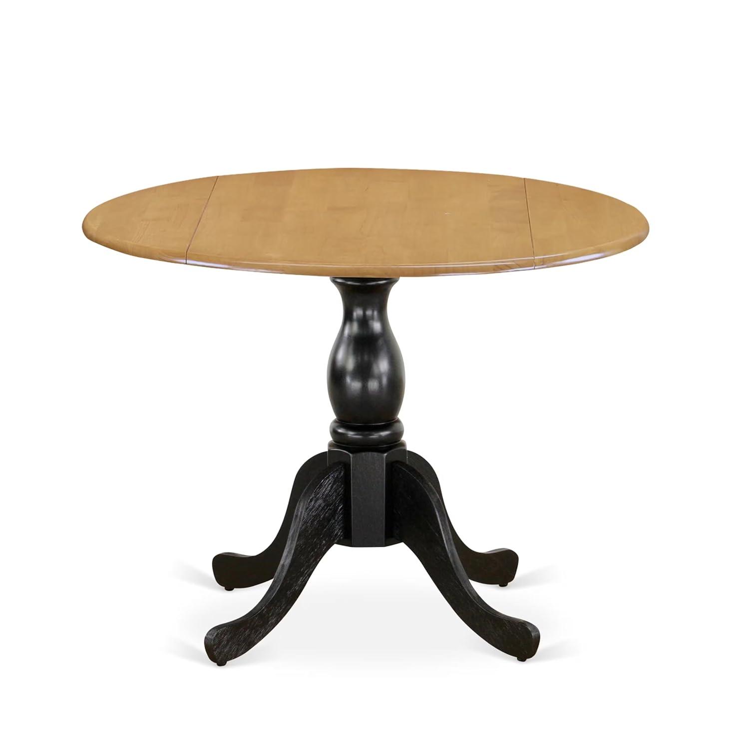 Dublin Extendable Round Solid Wood Dining Table