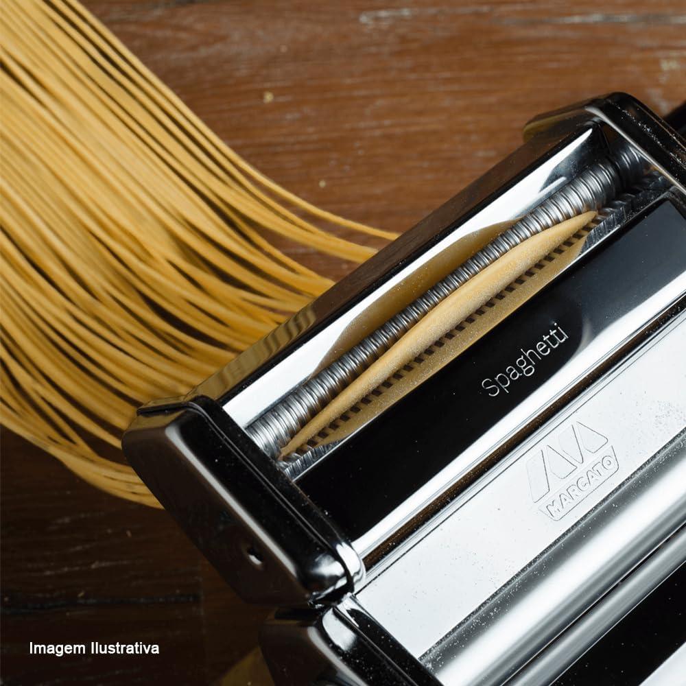 Marcato Chrome-Plated Steel Spaghetti Attachment