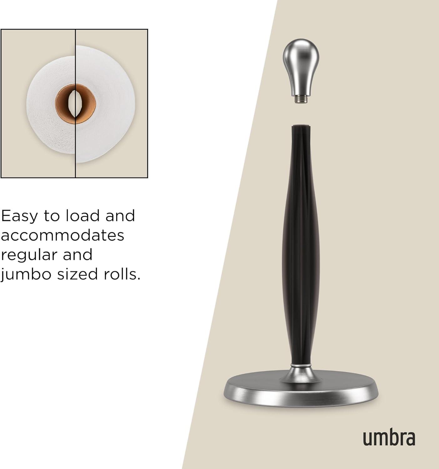 Umbra Metal Freestanding Paper Towel Holder