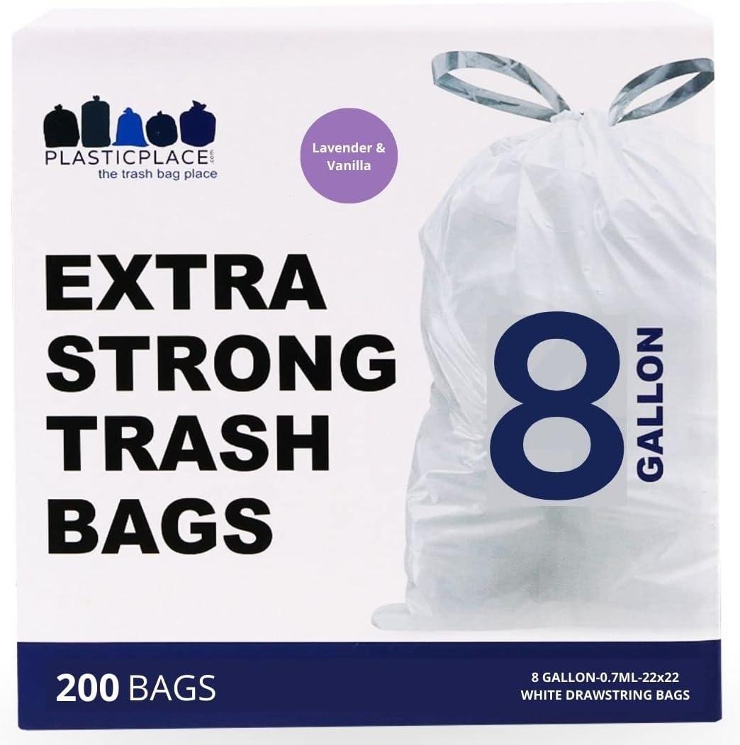 Plasticplace 8 Gallon Scented Garbage Can Liners