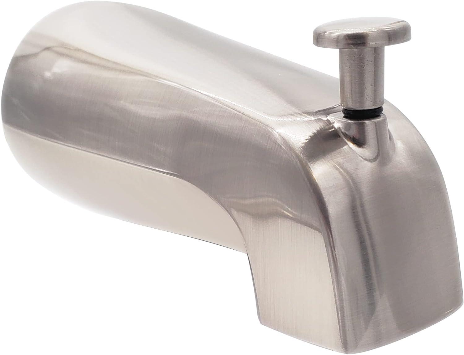 5-1/4" Reach Wall Mount Tub Spout with Front Diverter