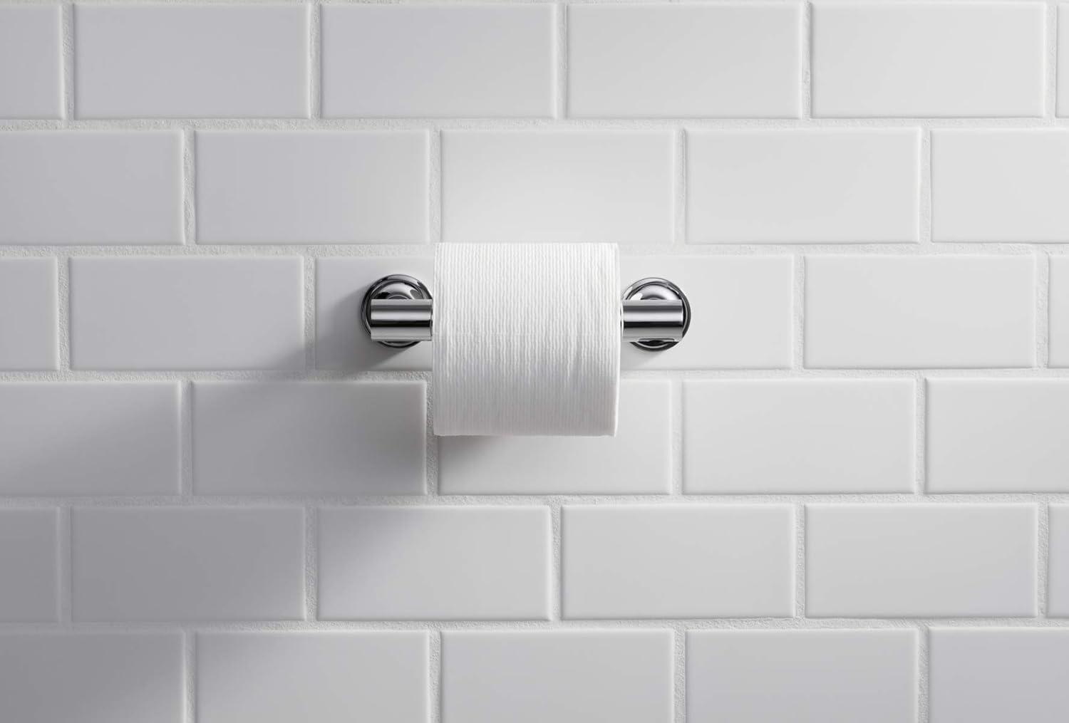 Purist® Pivoting Toilet Paper Holder, Wall-Mount Bathroom Toilet Paper Holder