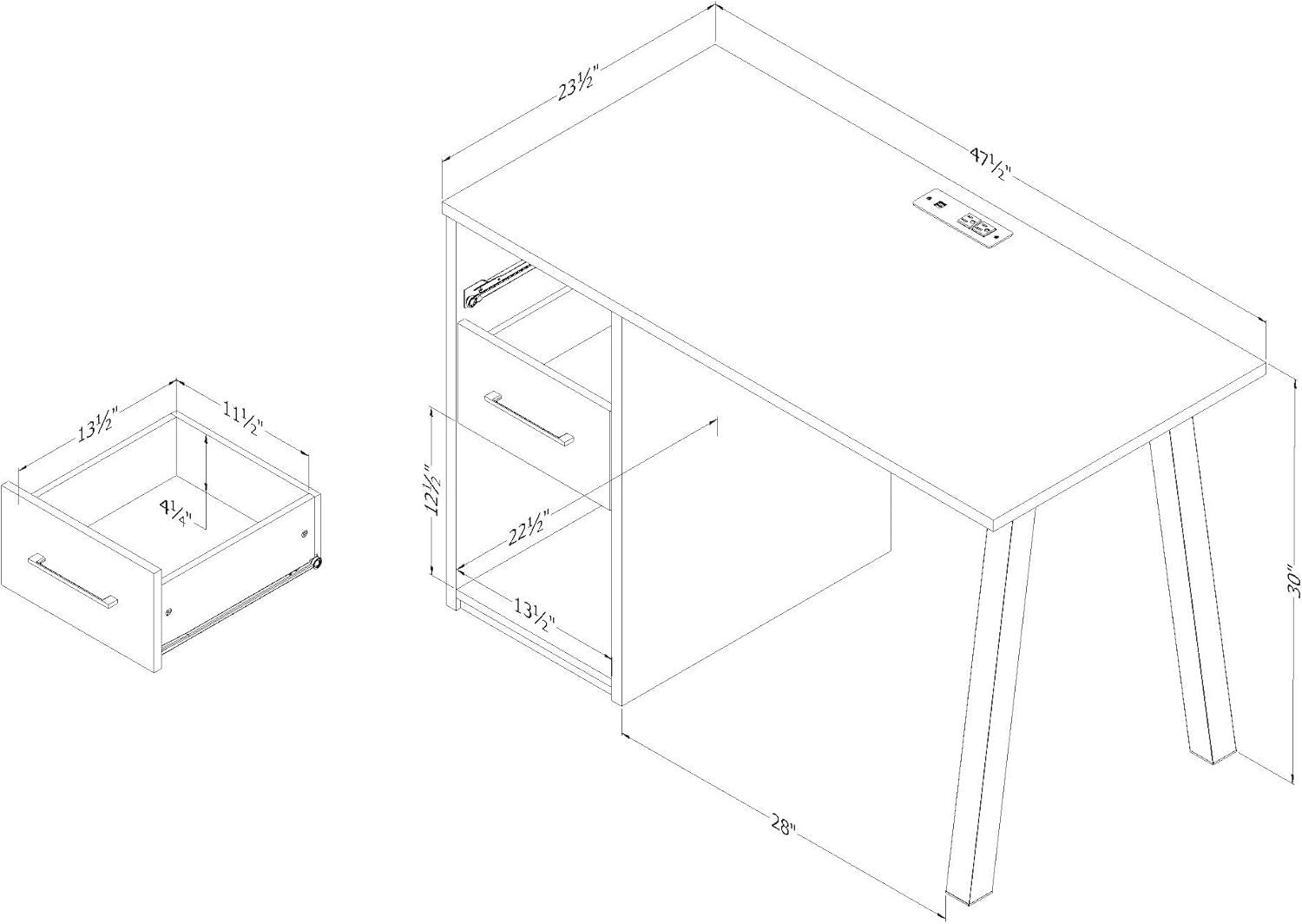 Zolten 47.5" Work Desk