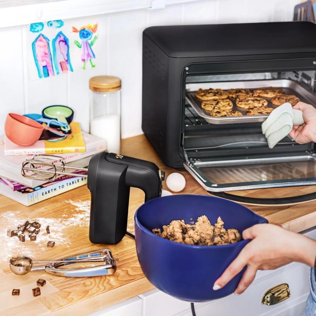 Beautiful 6-Speed Electric Hand Mixer, Porcini Taupe by Drew Barrymore