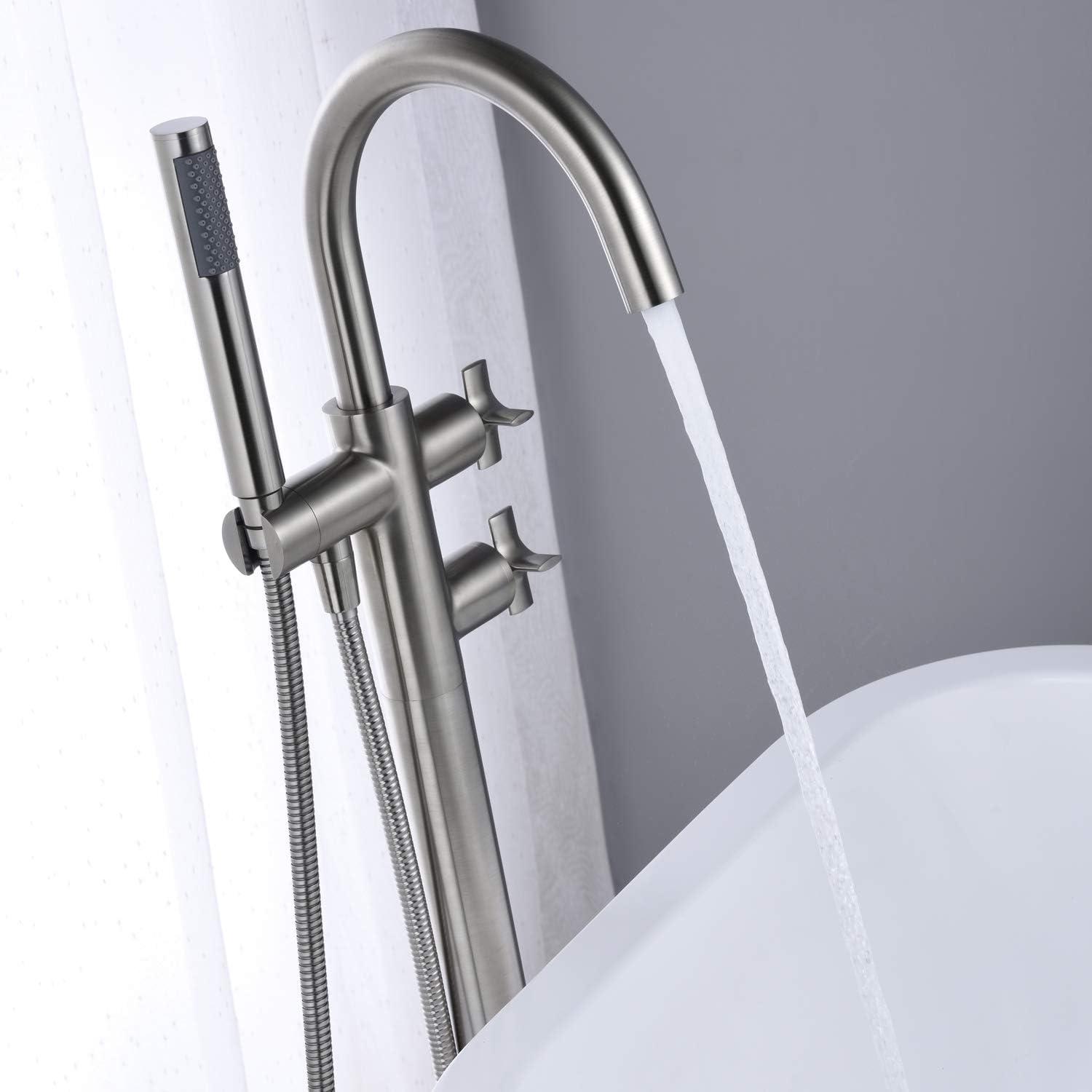 Floor Tub Filler with Diverter