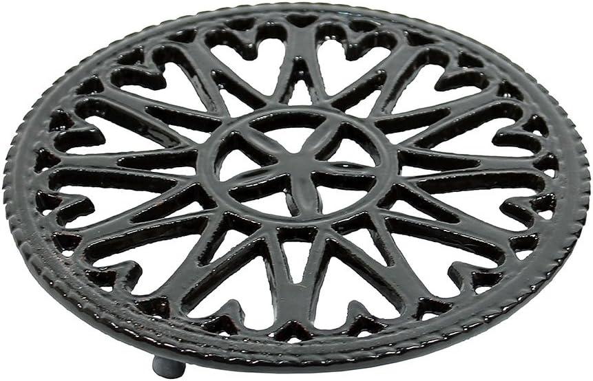 Highland Dunes Metal Round 1 Piece Trivet