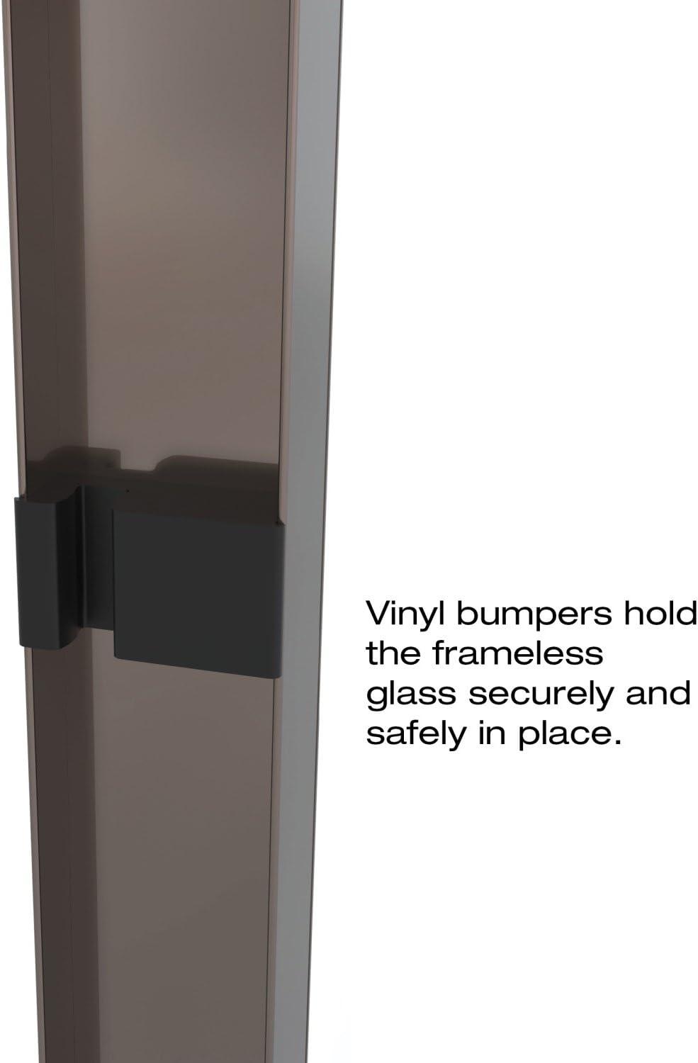 Classic 56" W x 57" H Bypass Frameless Tub Door