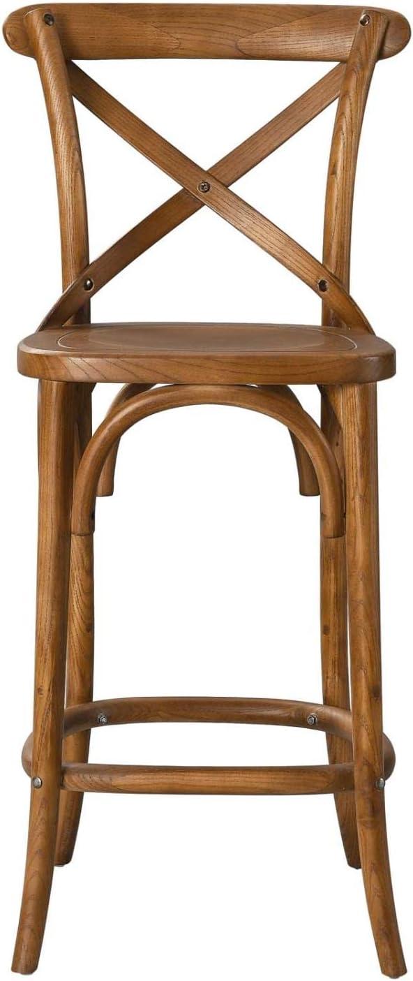 Farmhouse Charm meets Contemporary Style: Exquisite Gear Bar Stool