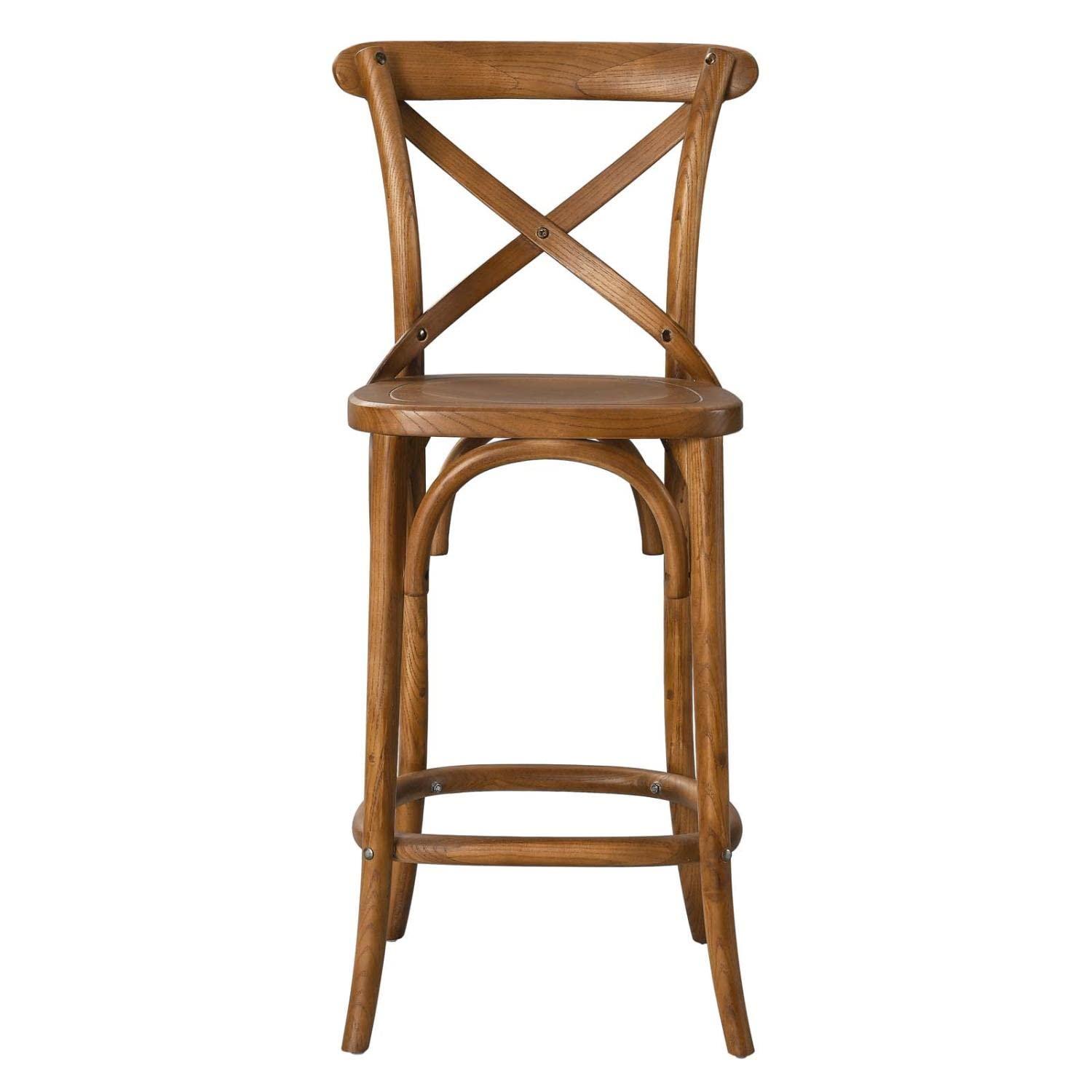 Farmhouse Charm meets Contemporary Style: Exquisite Gear Bar Stool