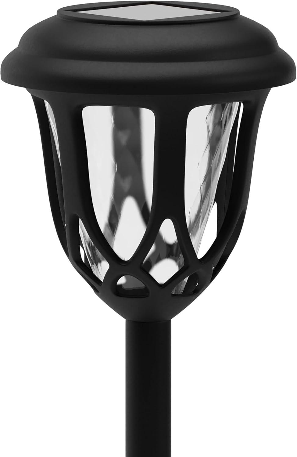 Rutland All - Weather Tulip Design Solar Powered LED Garden & Pathway Lights (Set of 8)