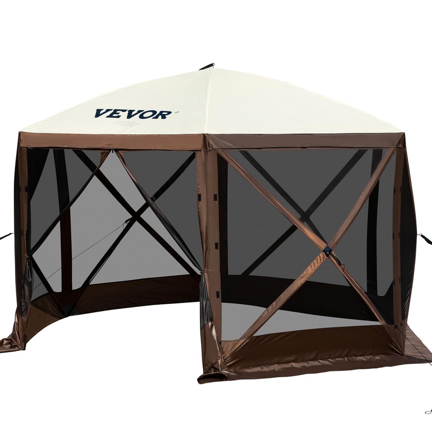 VEVOR Pop-up Camping Gazebo Screen Tent