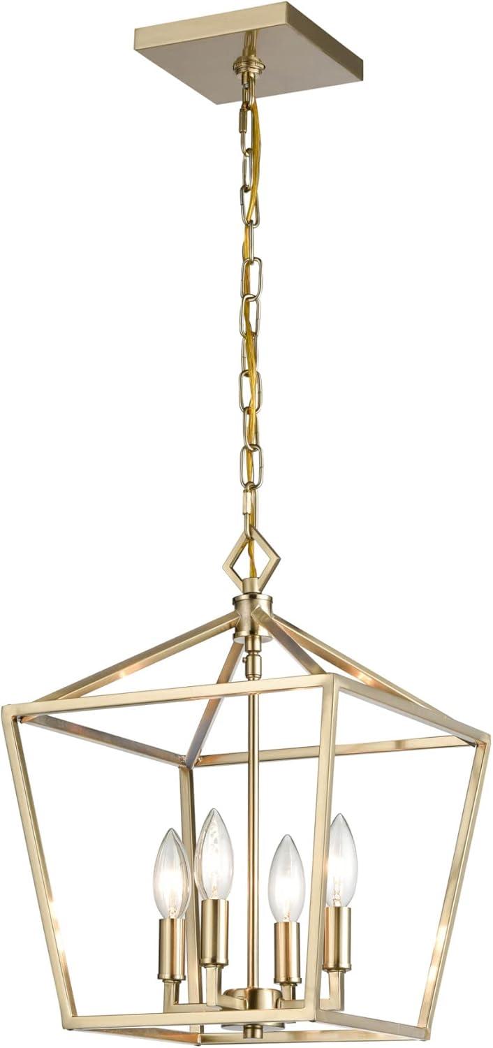 Millennium Lighting Ritner 4 - Light Pendant in  Modern Gold