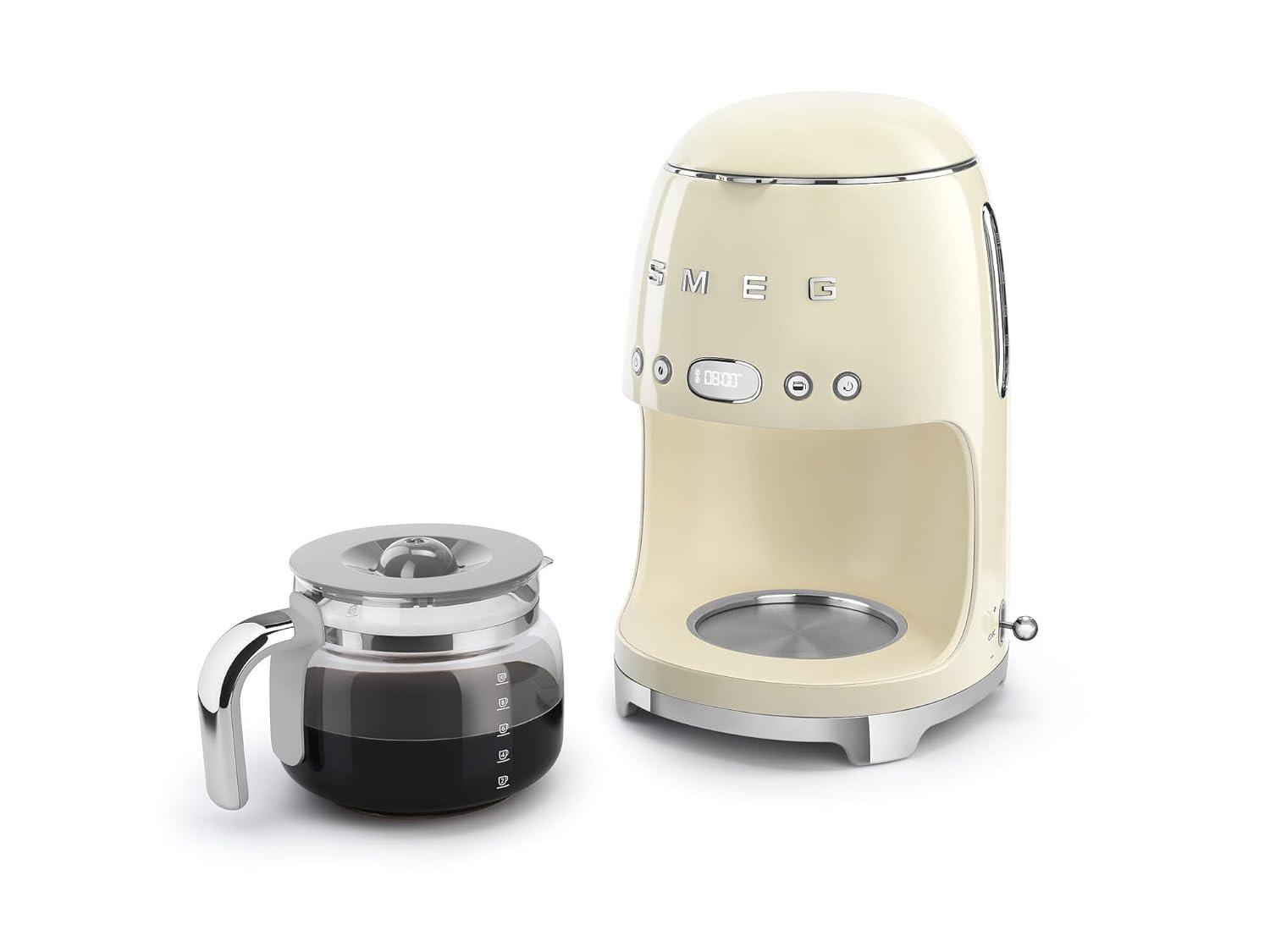 SMEG Cream Retro Drip Coffee Maker