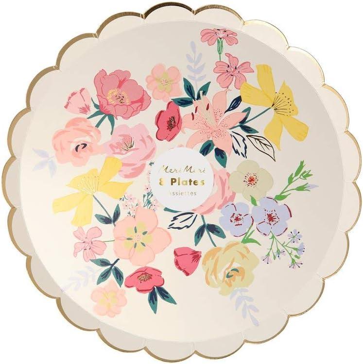 Meri Meri English Garden Side Plates (Pack of 8)