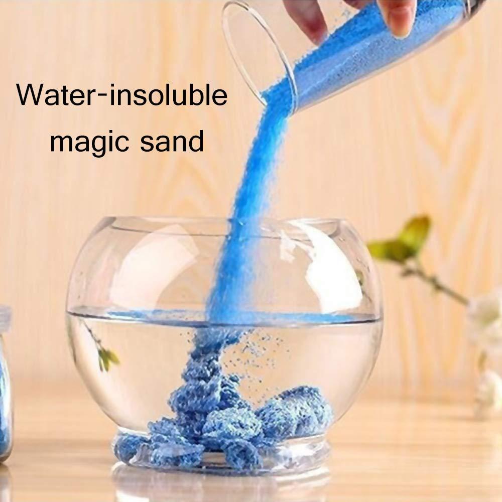JULAN 6 Pack Magic Sand - Space & Colored Sand Toys for Kids & Adults - 6 Colors