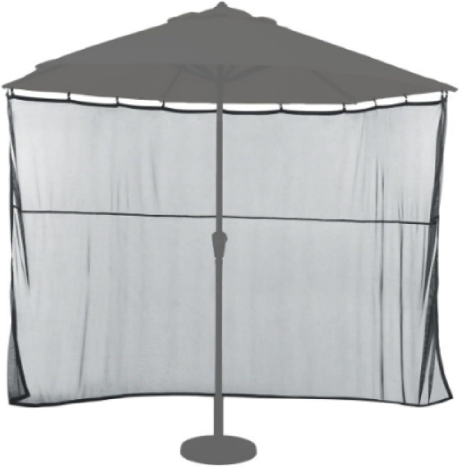 Classic Accessories Universal Patio Umbrella Shade Screen, Black