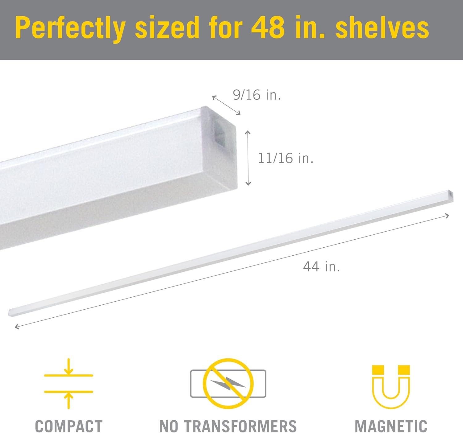 Ultra Slim 44'' Bright White LED Light Bar Set