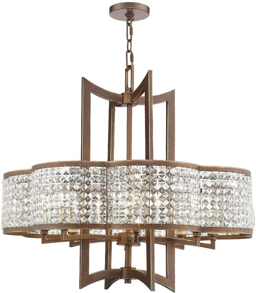Livex Lighting Grammercy 8 - Light Chandelier in  Brushed Nickel