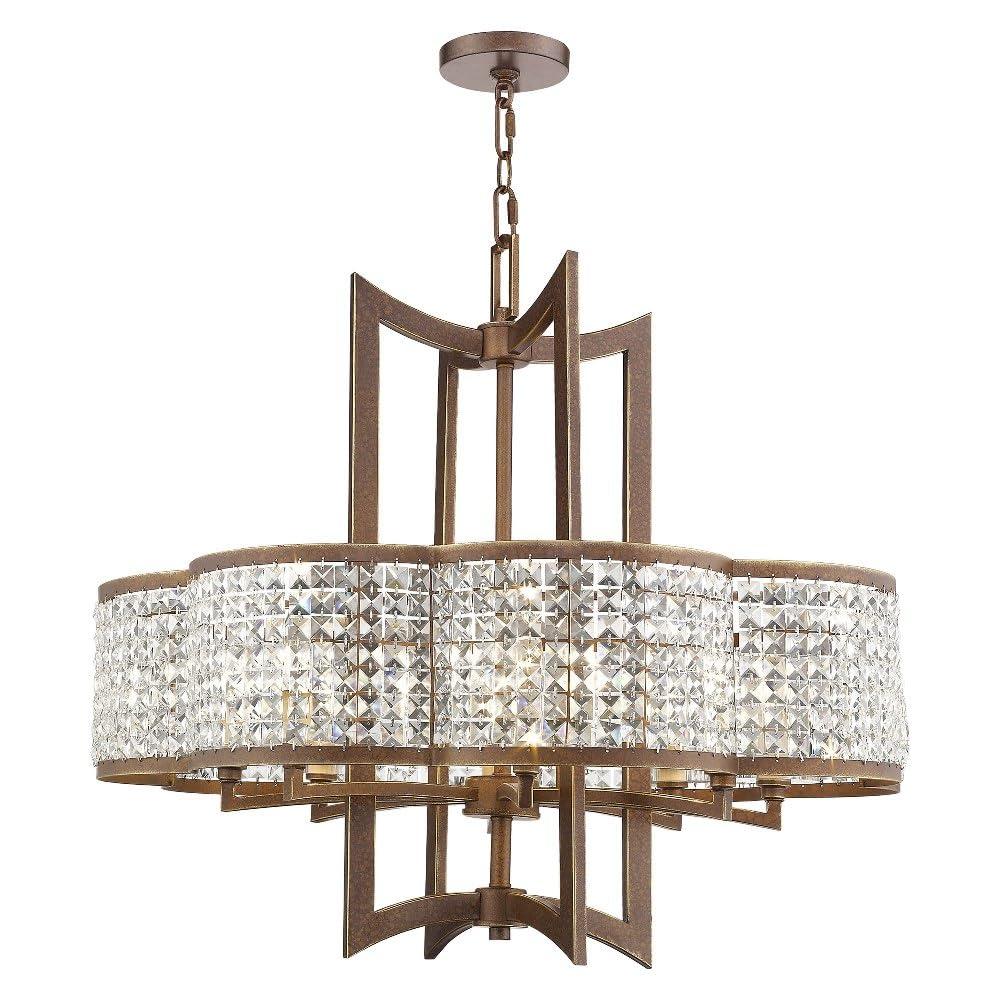 Livex Lighting Grammercy 8 - Light Chandelier in  Brushed Nickel