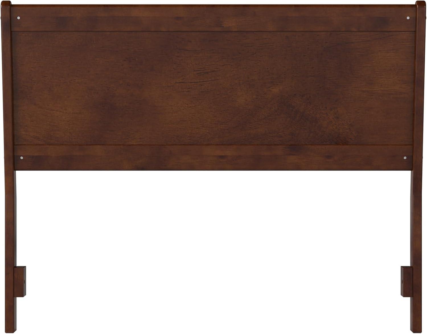 AFI, Casanova Full Solid Wood Panel Headboard, Walnut