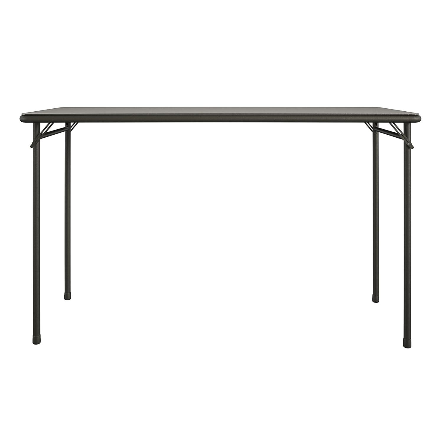 COSCO 20" x 48" Vinyl Top Serving Folding Table