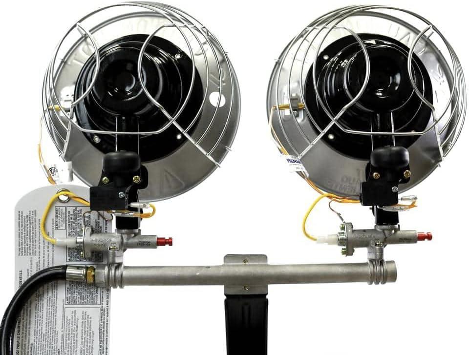 Sunrite Tank Top 30,000 BTU Metallic Propane Patio Heaters