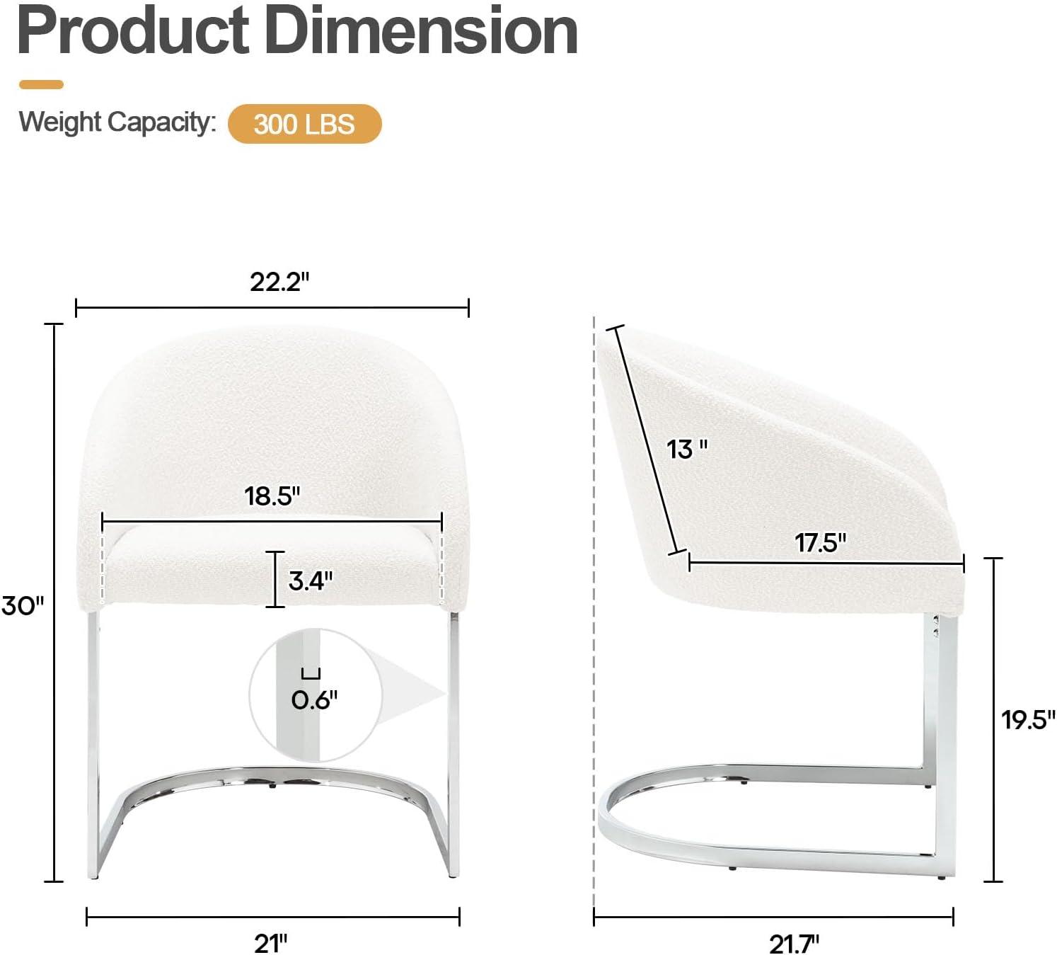 Kadey Fabric Metal Low Back Arm Chair Dining Chair (Set of 2)