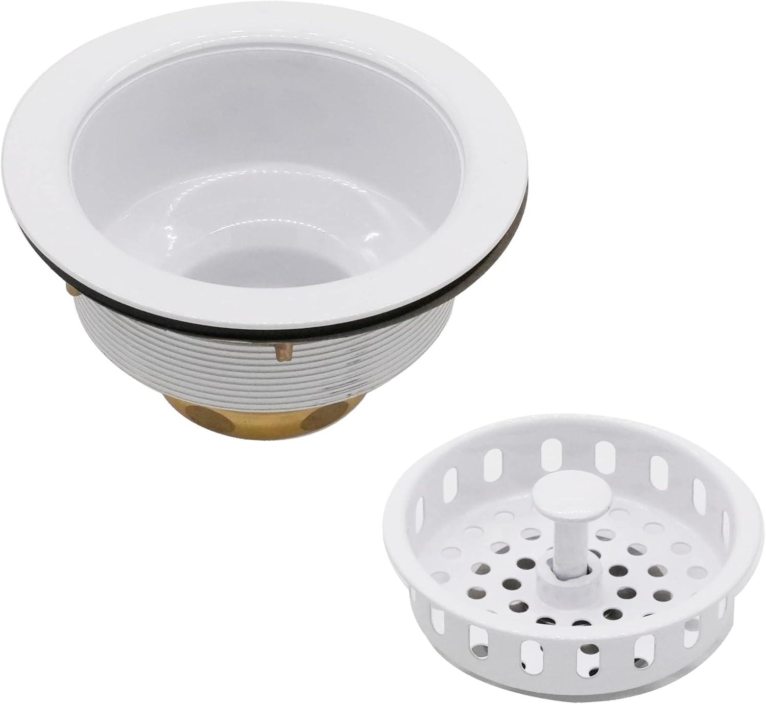 Solid Brass Style Kitchen Sink Basket Strainer