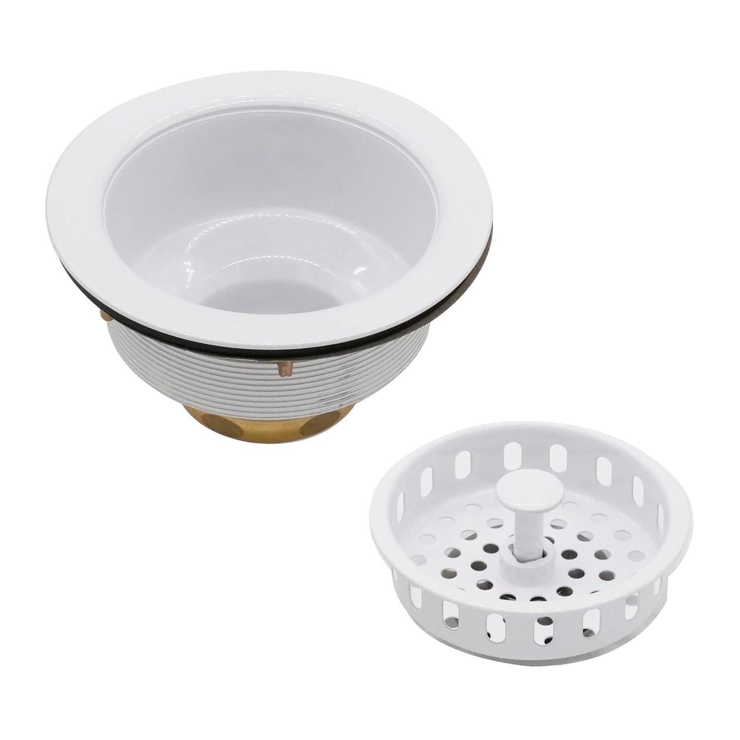 Solid Brass Style Kitchen Sink Basket Strainer