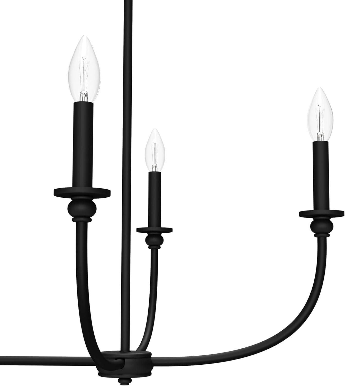 Hunter Southcrest 6 Light Linear Chandelier Ceiling Light Fixture