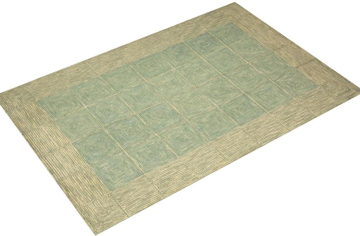 Chris Loves Julia x Loloi Francis Collection FRA-02 Green / Natural, ContemporaryArea Rug