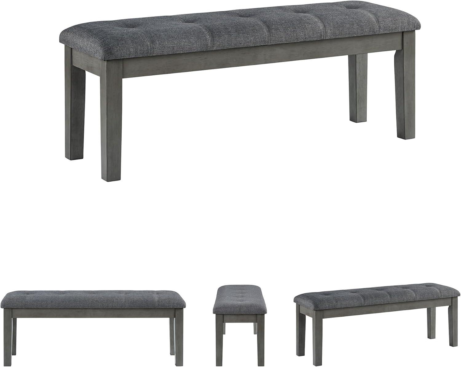 Signature Design by Ashley Contemporary Hallanden 50" Dining Bench Two-tone Gray