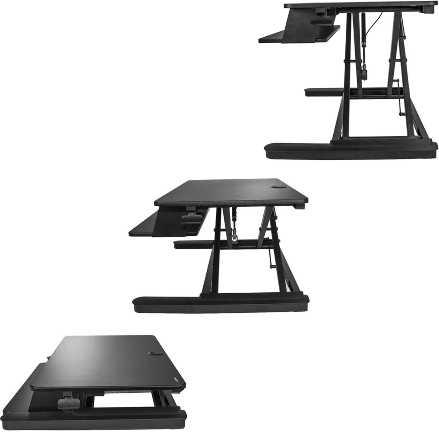 StarTech.com ARMSTSLG Sit Stand Desk Converter - For two Monitors up to 24" or One 30" Monitor - 35" Work Surface - Stand Up Desk - Sit to Stand Desk