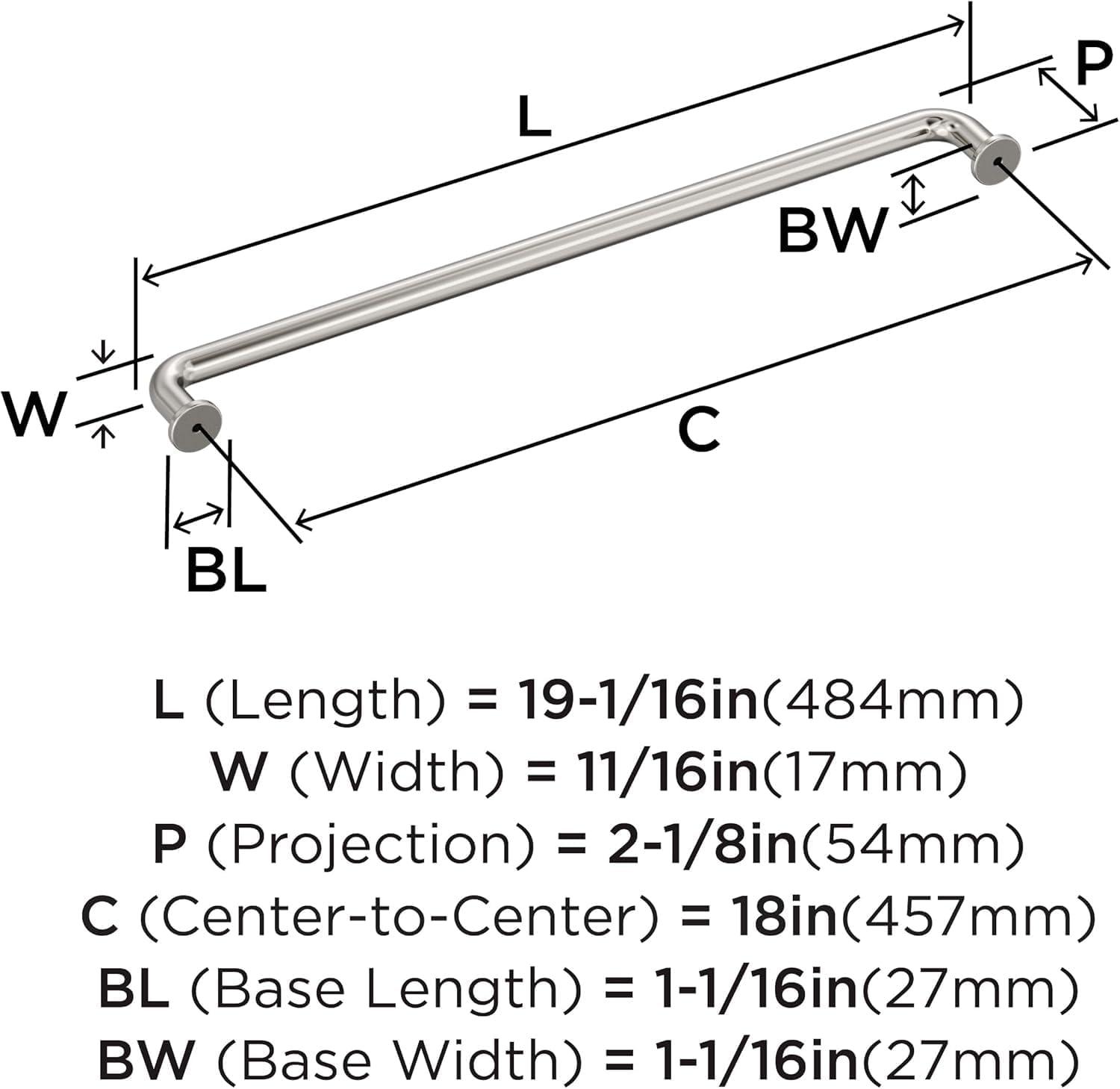 Factor 18 inch (457mm) Center-to-Center