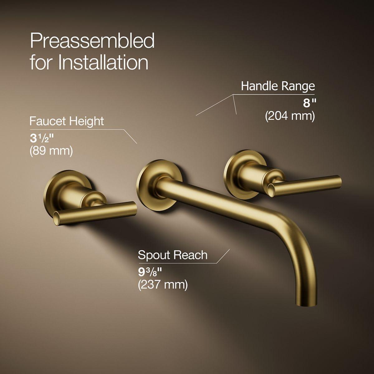 Purist® Wall Mounted Bathroom Faucet
