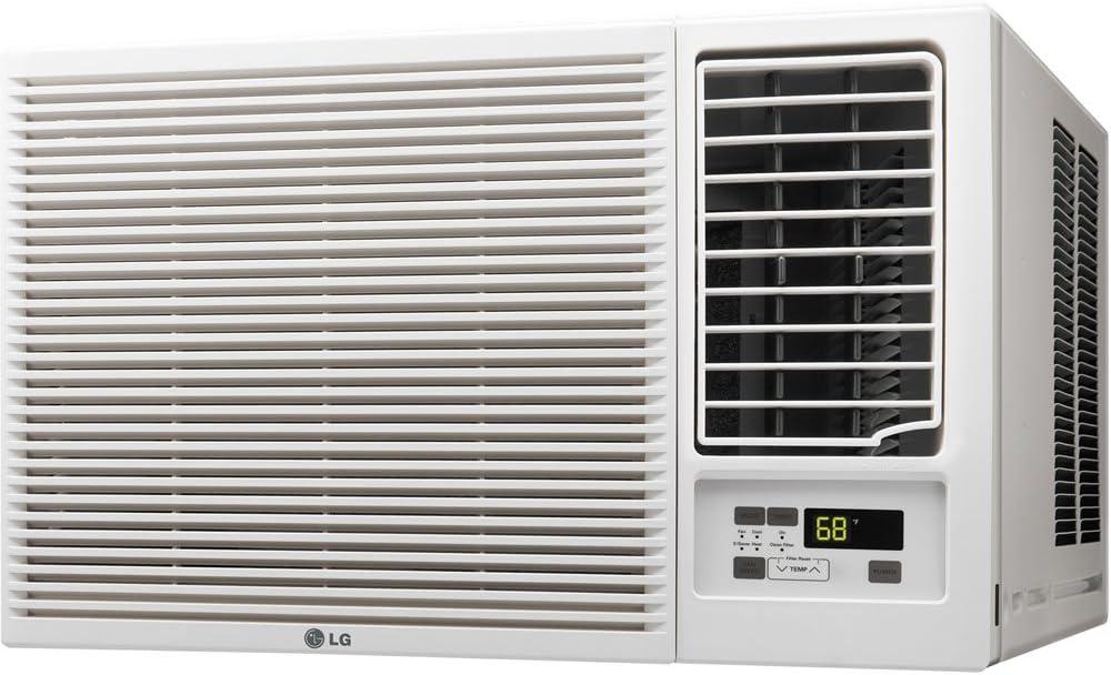 Lg 23,000 Btu 230v Window-mounted Air Conditioner With 11,600 Btu Supplemental Heat Function