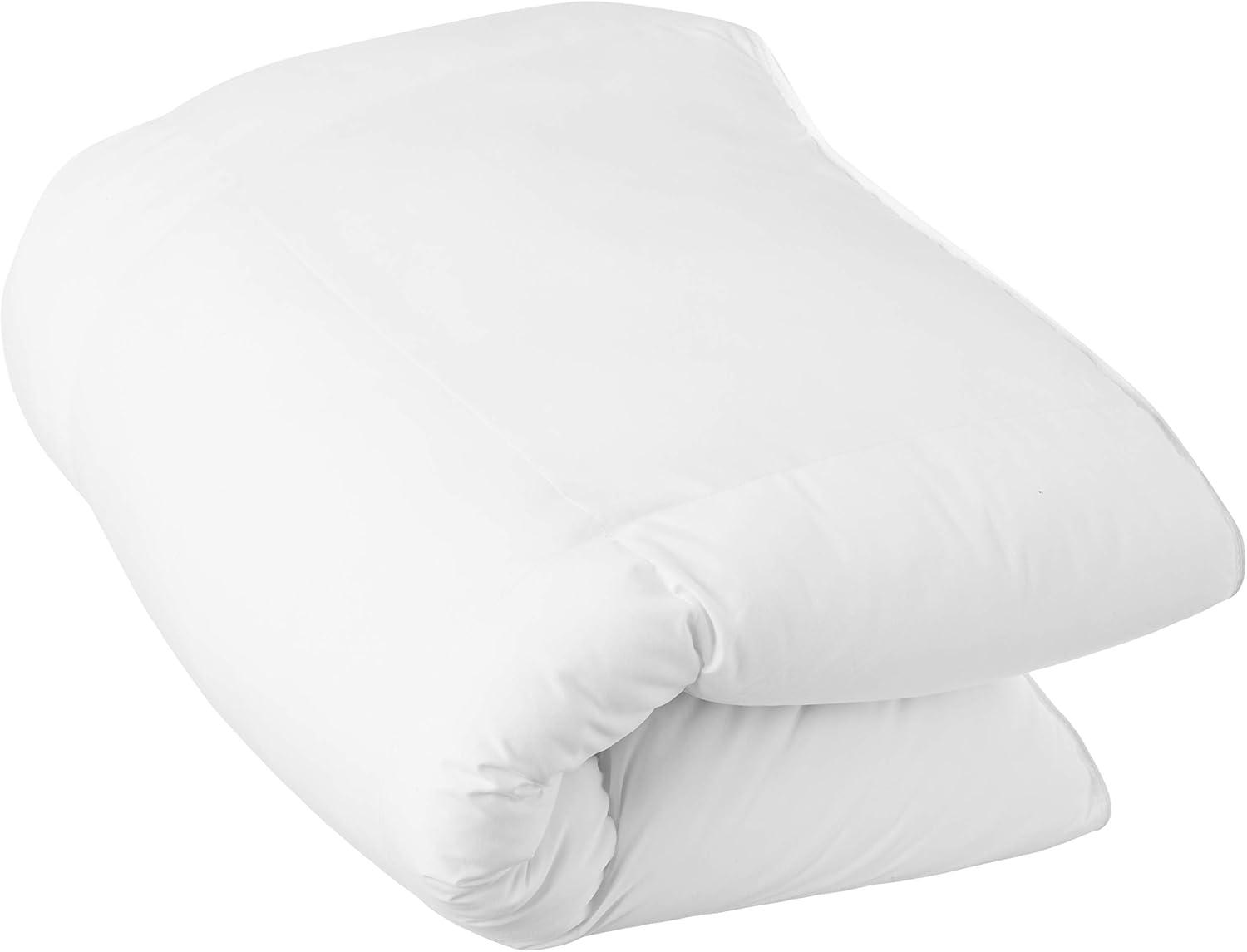 Twin White Down Alternative Featherbed Mattress Topper