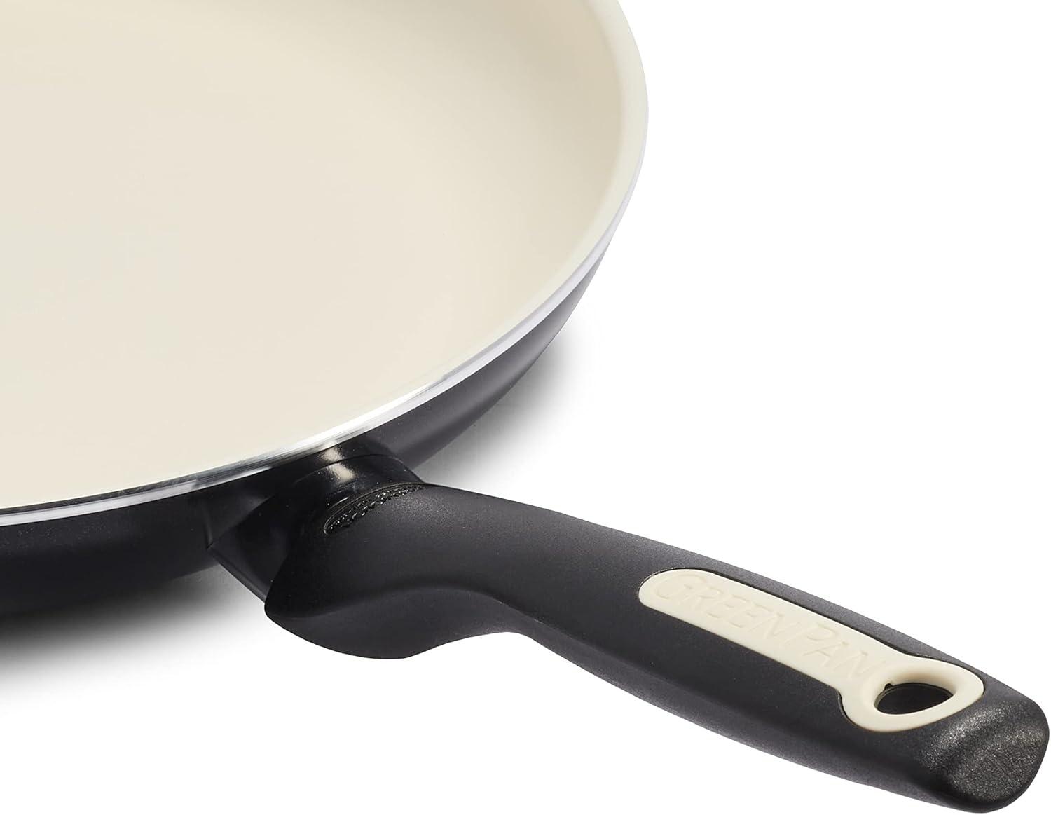 GreenPan Rio Ceramic Nonstick 8" and 10" Frypan Set - Black