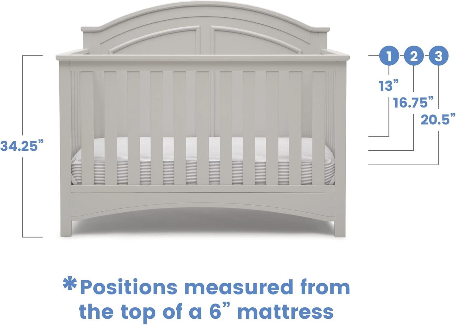 Delta Children Perry 6-in-1 Convertible Crib