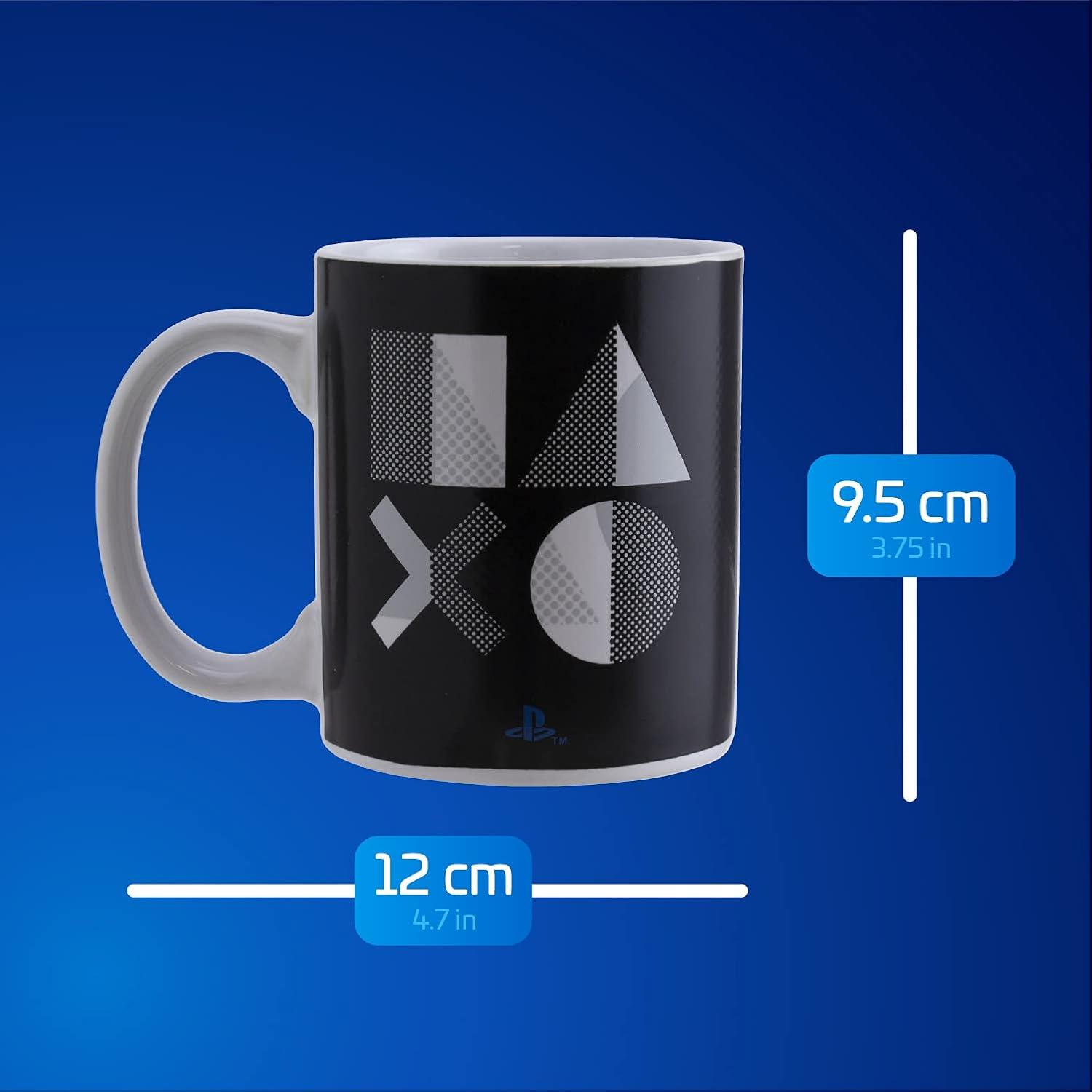 White Ceramic Heat Change PlayStation Mug