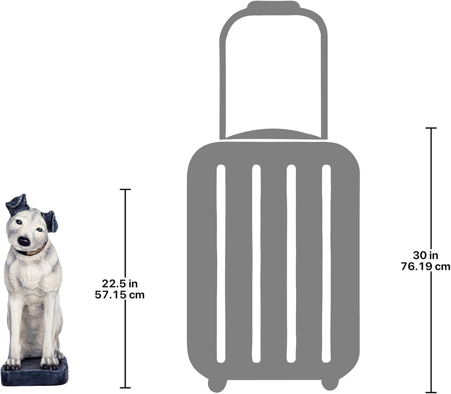 Design Toscano Nipper RCA Dog Statue