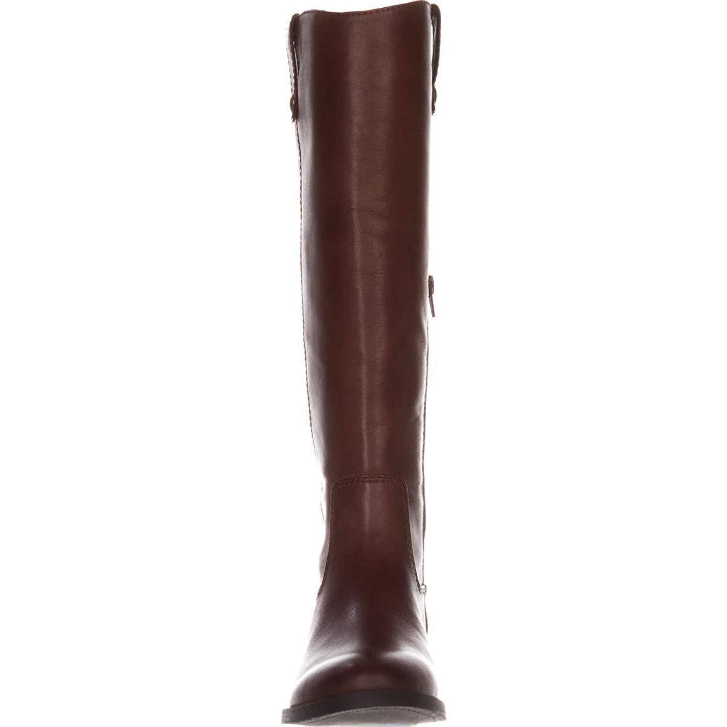 INC Womens Brown Zip-Up Boots 5 M